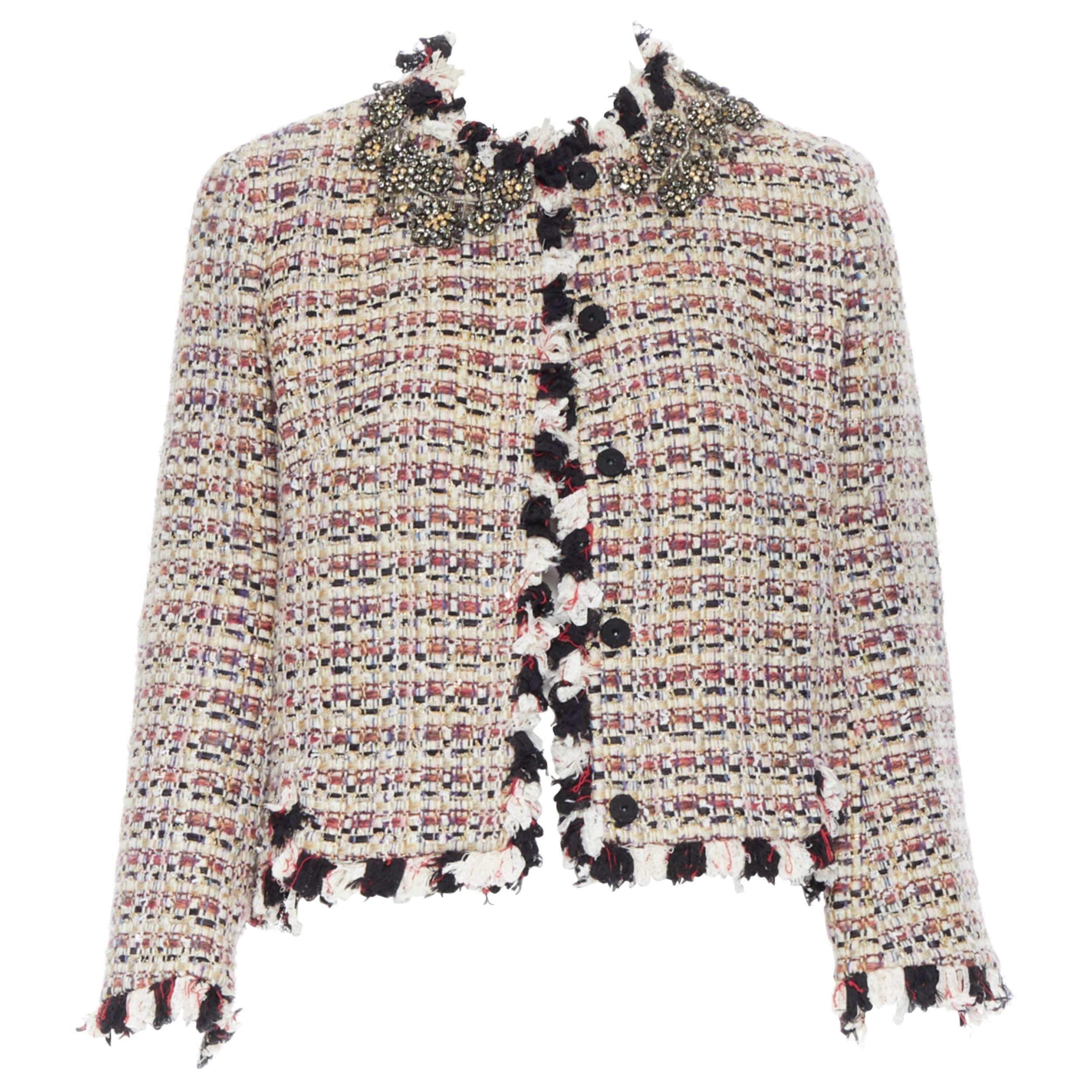 SOONIL, Sequin Embellished Tweed Jacket, Women