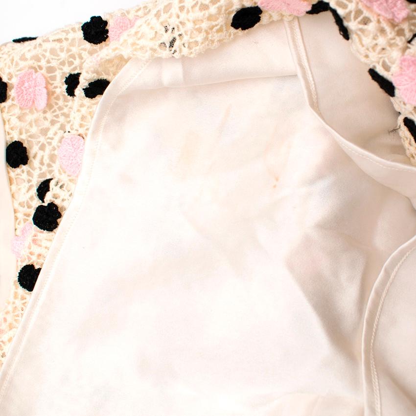 Women's Giambattista Valli floral lace Dress - Estimated Size S  For Sale