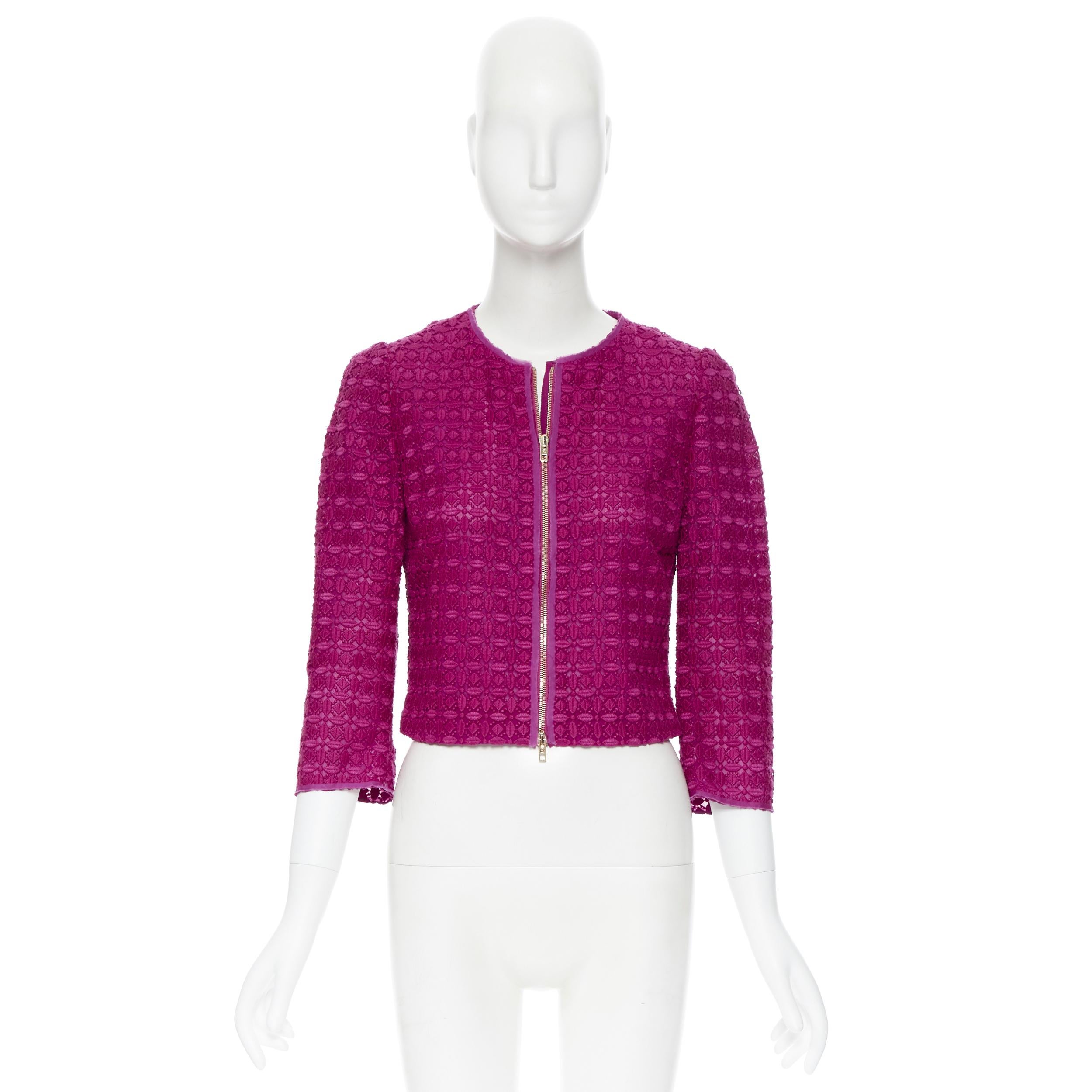 fuschia jacket