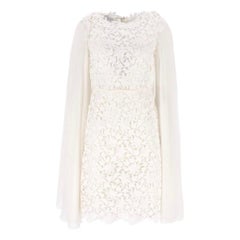 Giambattista Valli Guipure Lace Cape Dress
