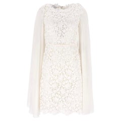 Giambattista Valli Guipure Lace Cape Dress