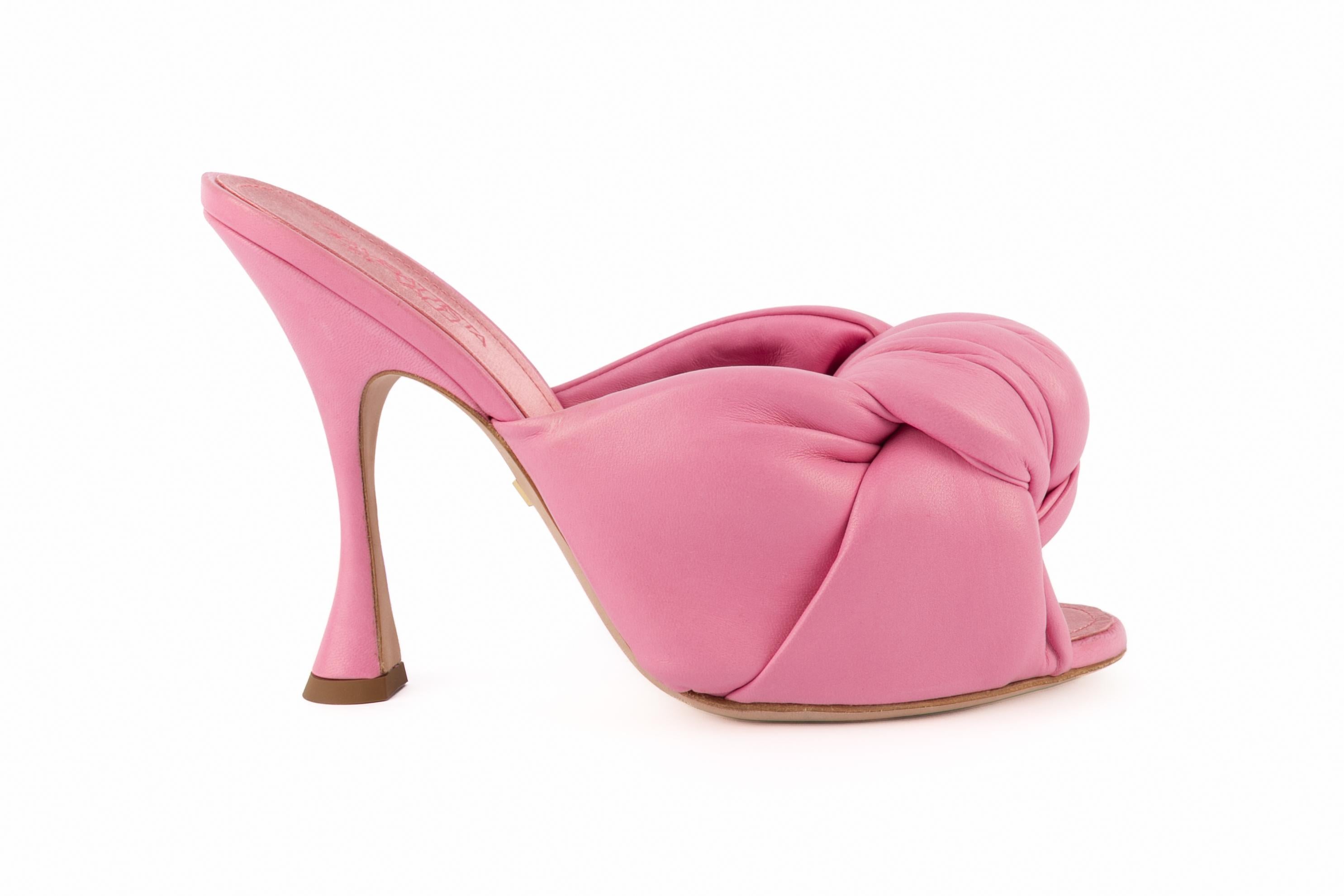 Giambattista Valli Pantoletten mit Absatz 'Maci Bow' im Angebot 1