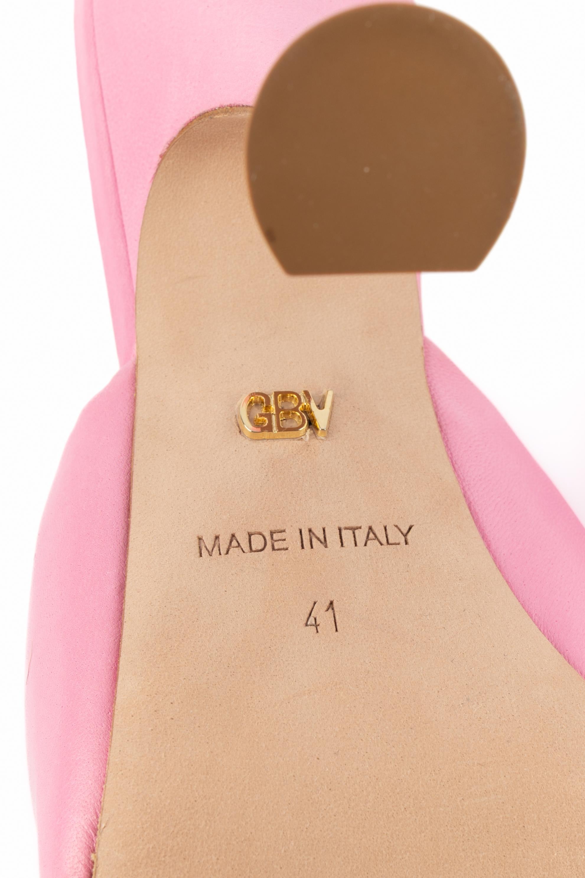 Giambattista Valli Pantoletten mit Absatz 'Maci Bow' im Angebot 4