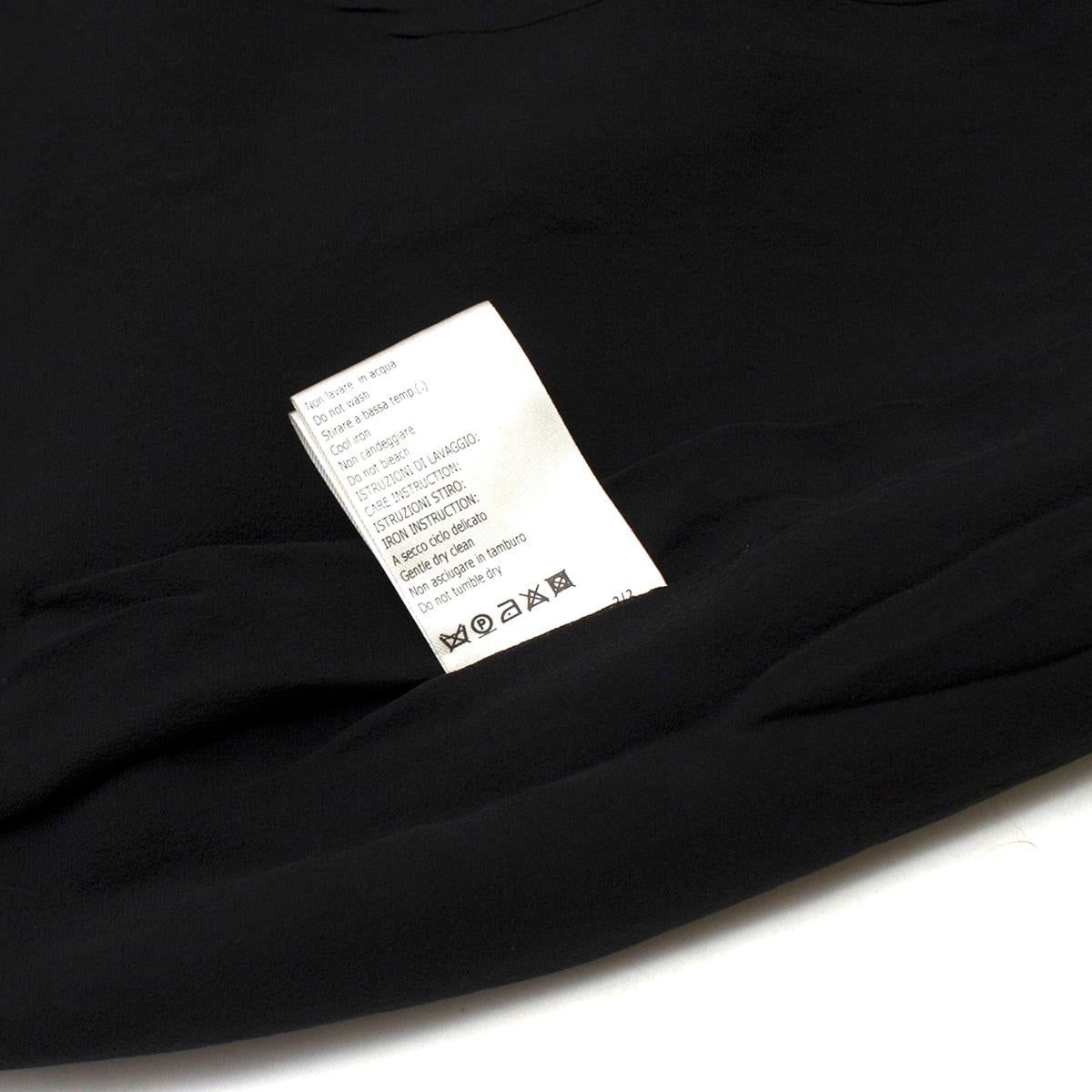 Women's Giambattista Valli High-waisted Black Tweed Skirt - Size US 8 For Sale