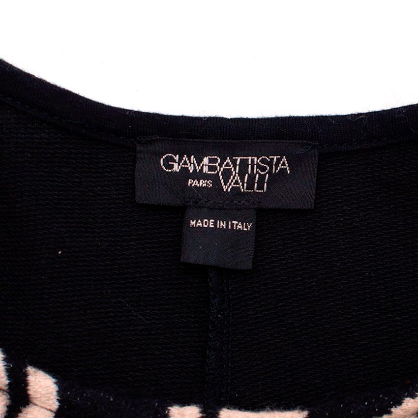 Giambattista Valli Leopard Printed Wool-Blend Jumper - Size Estimated M For Sale 2