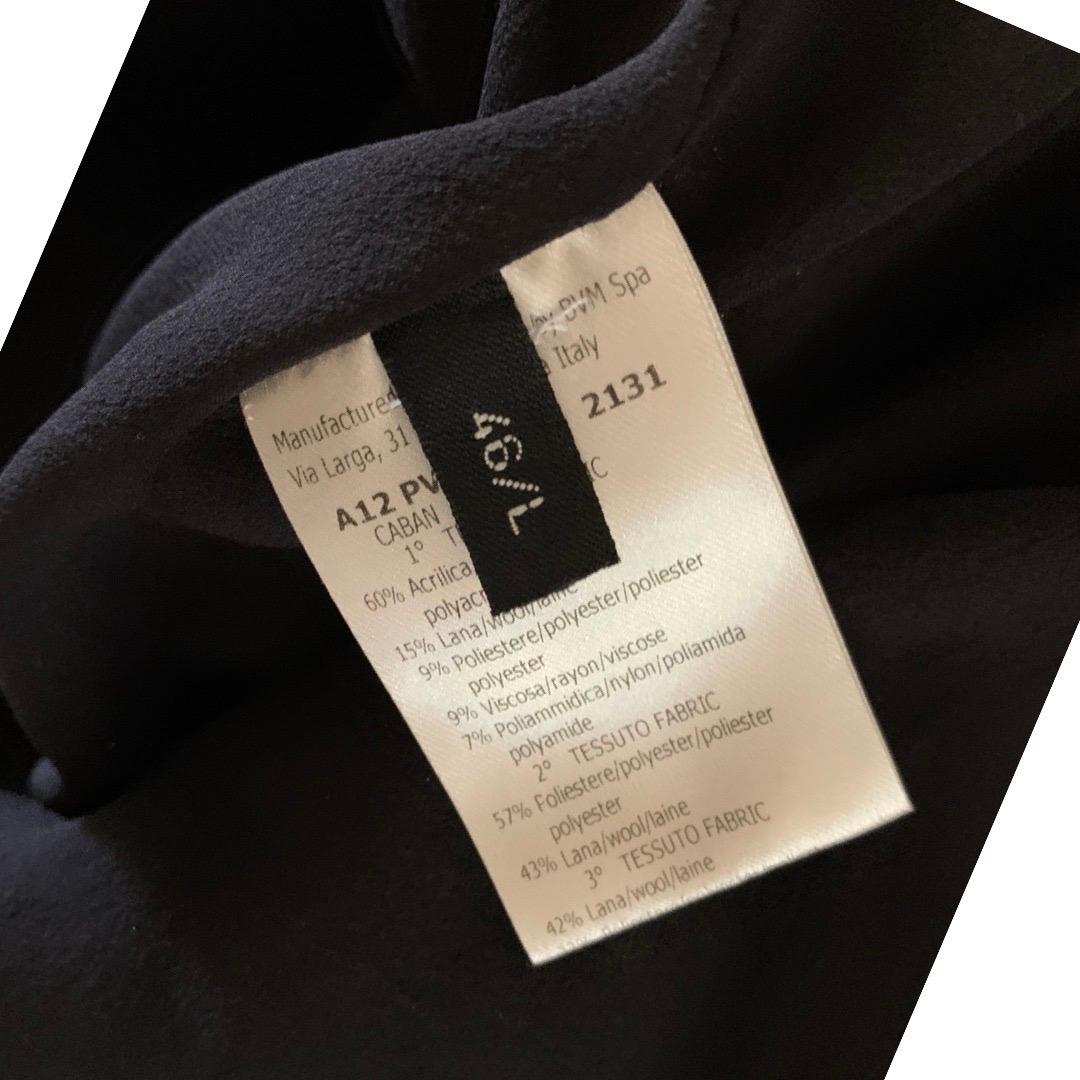 Giambattista Valli Paris Mixed Fabric Evening Coat, Italy. Size Large 7