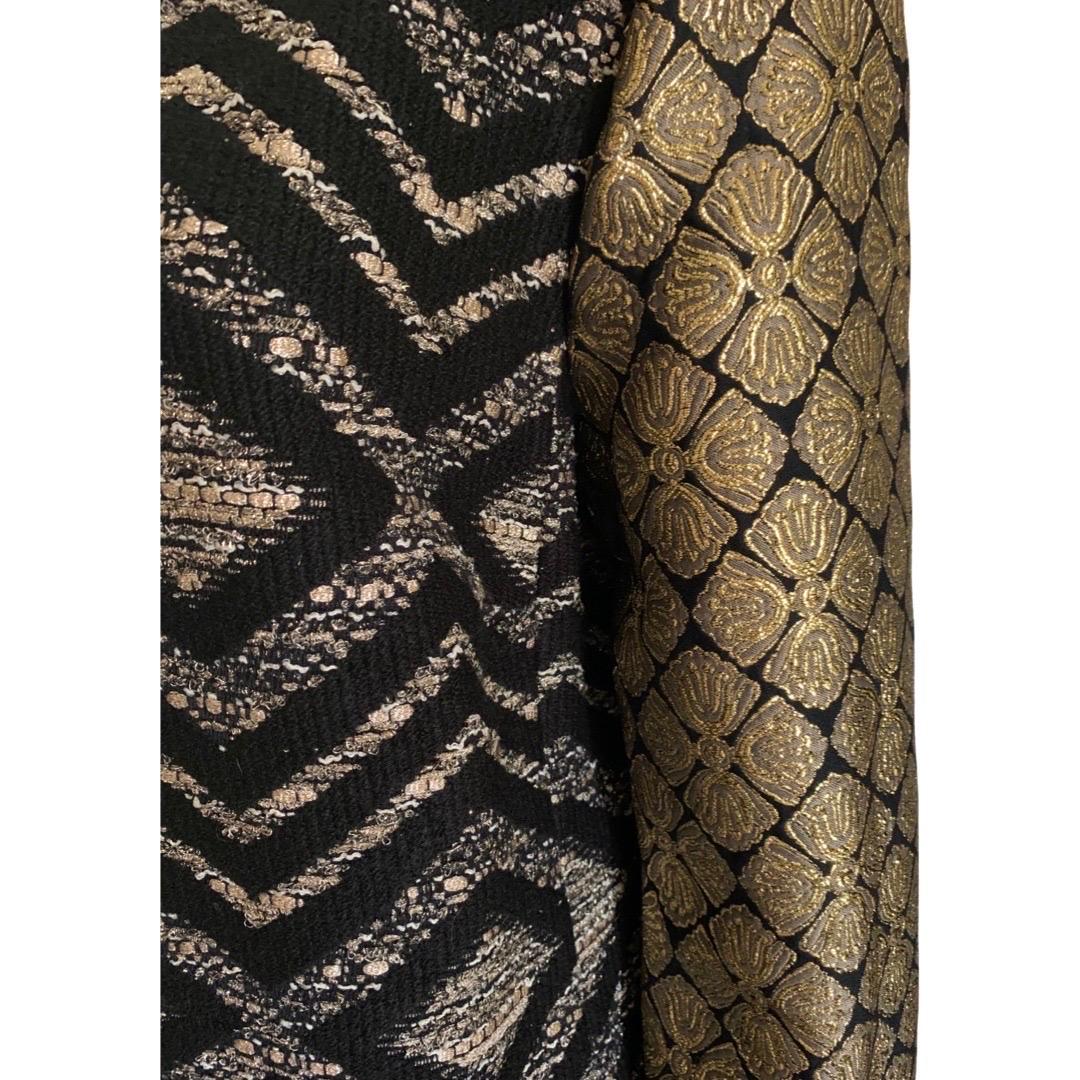Giambattista Valli Paris Mixed Fabric Evening Coat, Italy. Size Large 12