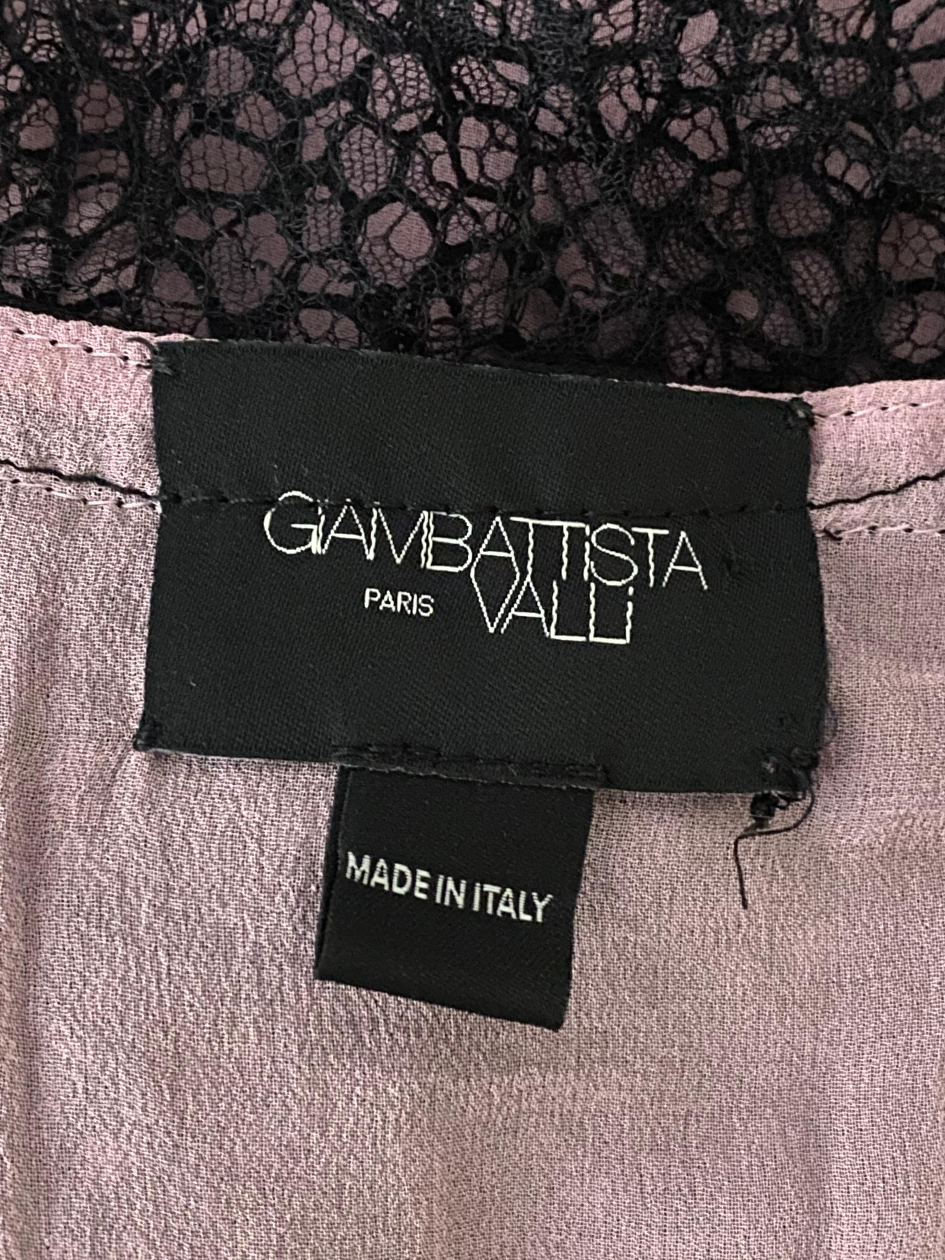 Giambattista Valli Paris Pink and Black Sleeveless Maxi Dress Size 40 5