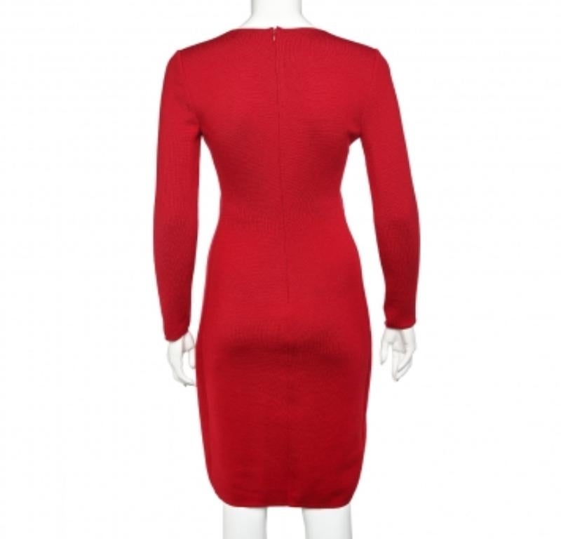 Giambattista Valli - Vestito midi a pannelli in lana e seta plissettata XS In condizioni buone in vendita a Dubai, Al Qouz 2