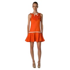 Giambattista Valli Resort 2008 collection coral silk organza Cocktail Dress