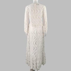 GIAMBATTISTA VALLI Size M Black Eyelet Crop Top Skirt Set