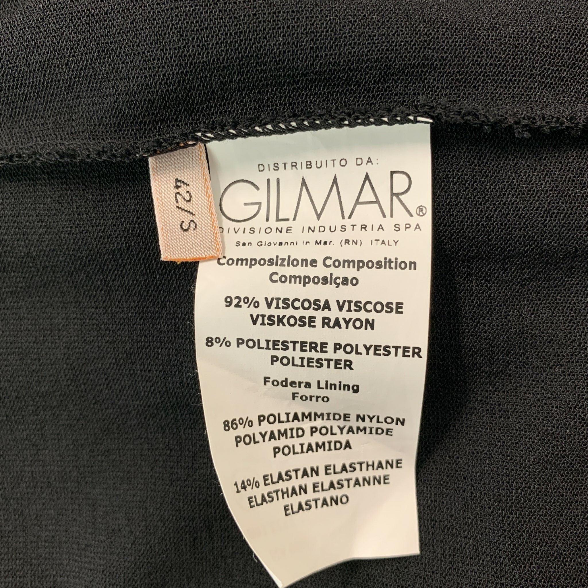 GIAMBATTISTA VALLI Talla S Vestido negro de viscosa sin mangas escarpado en Excelente estado para la venta en San Francisco, CA