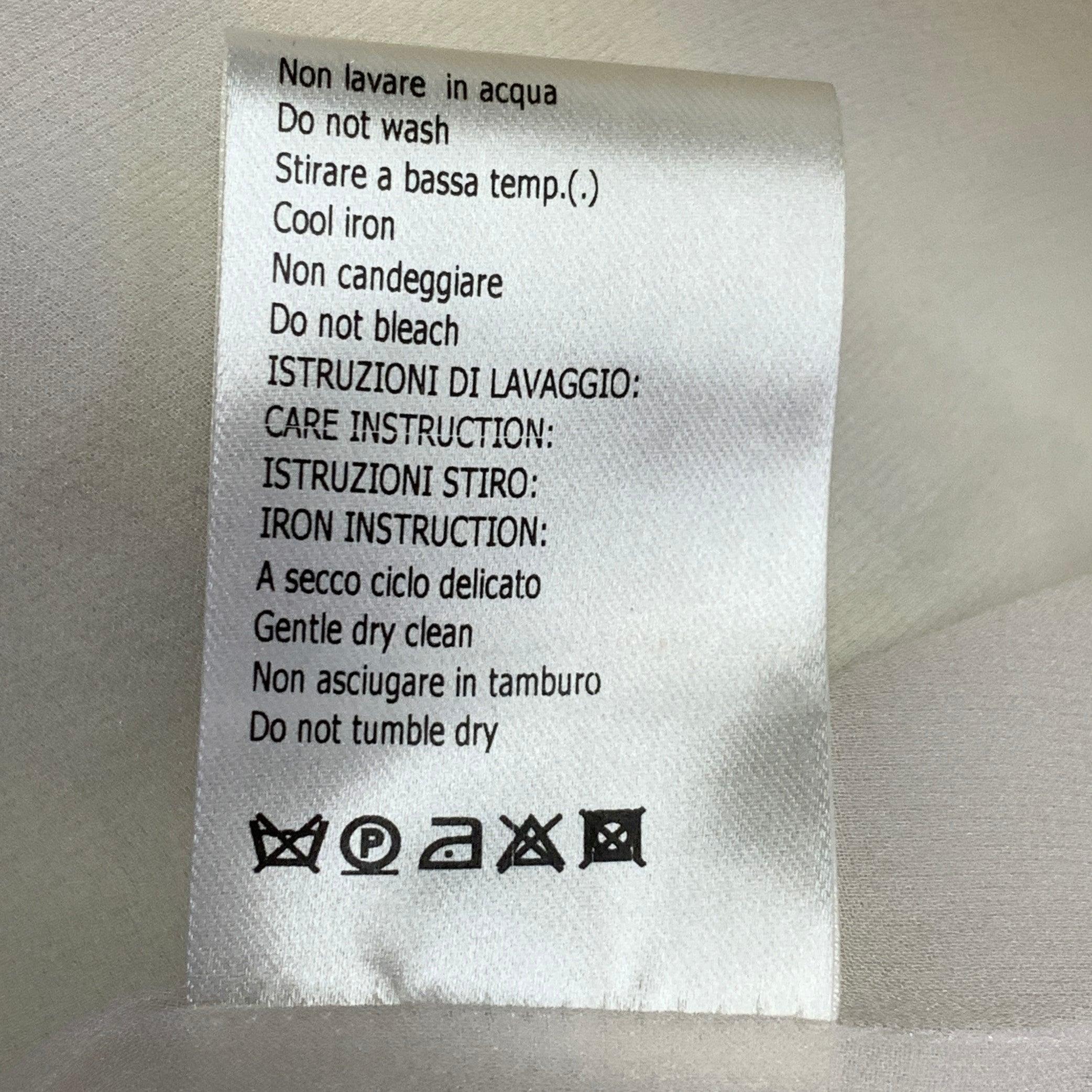 GIAMBATTISTA VALLI Talla S Amarillo Beige Mezcla de Poliéster Vestido Floral Sin Mangas en venta 4