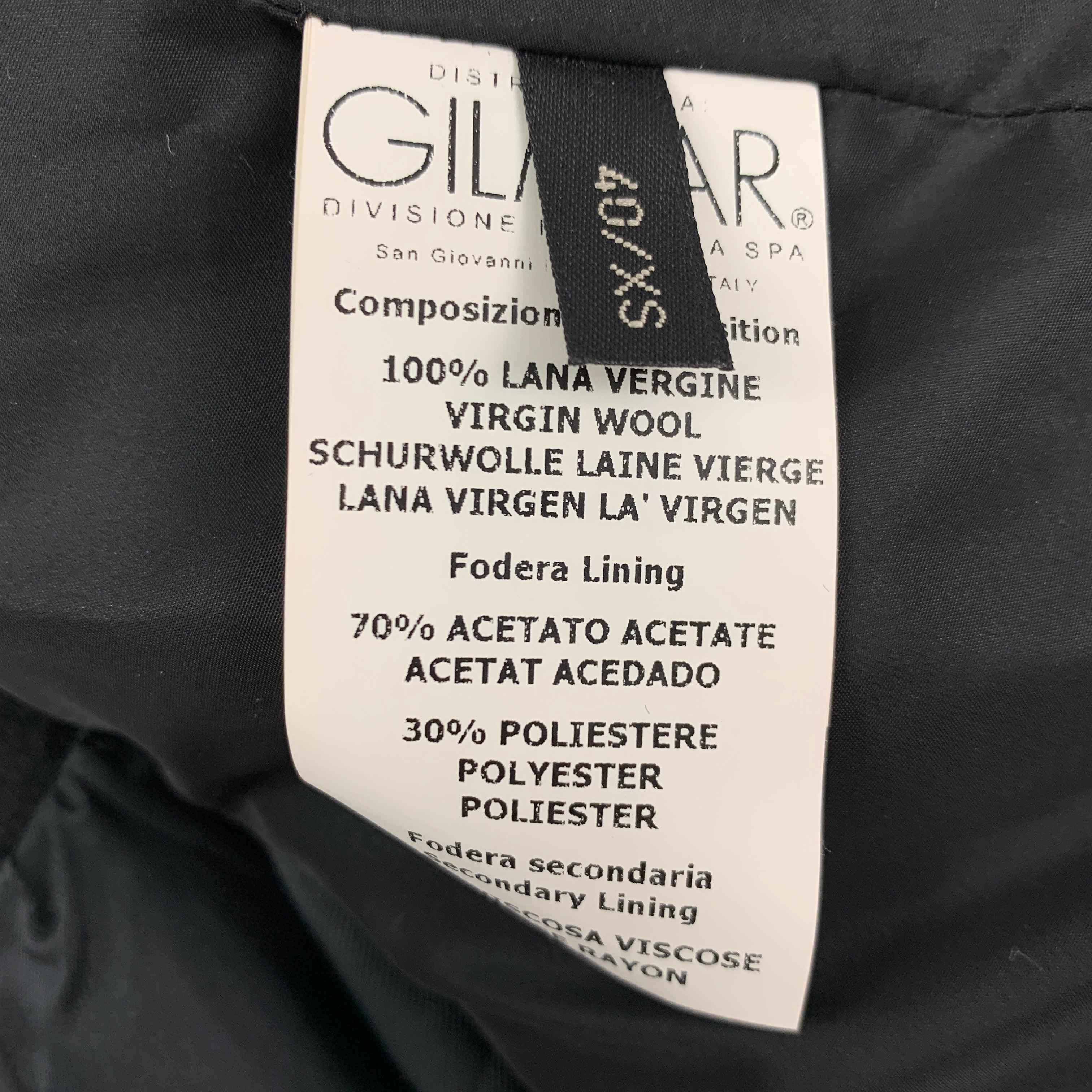 Women's GIAMBATTISTA VALLI Size XS Black Virgin Wool Pleated Jacket For Sale
