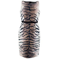 Giambattista Valli Tiger Print Dress - Size US 8