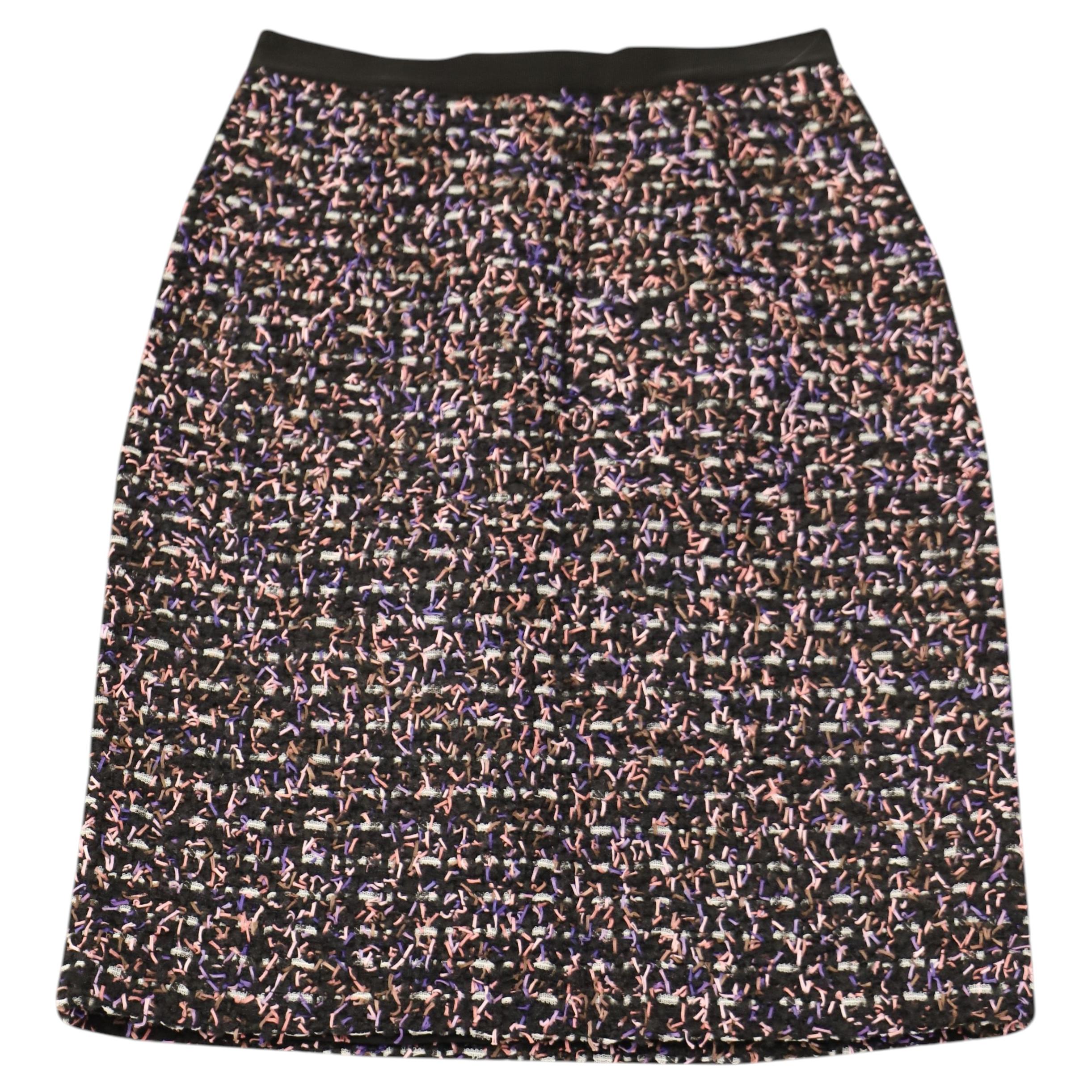 Falda midi de tweed de Giambattista Valli, de poliamida multicolor en venta