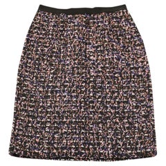 Falda midi de tweed de Giambattista Valli, de poliamida multicolor