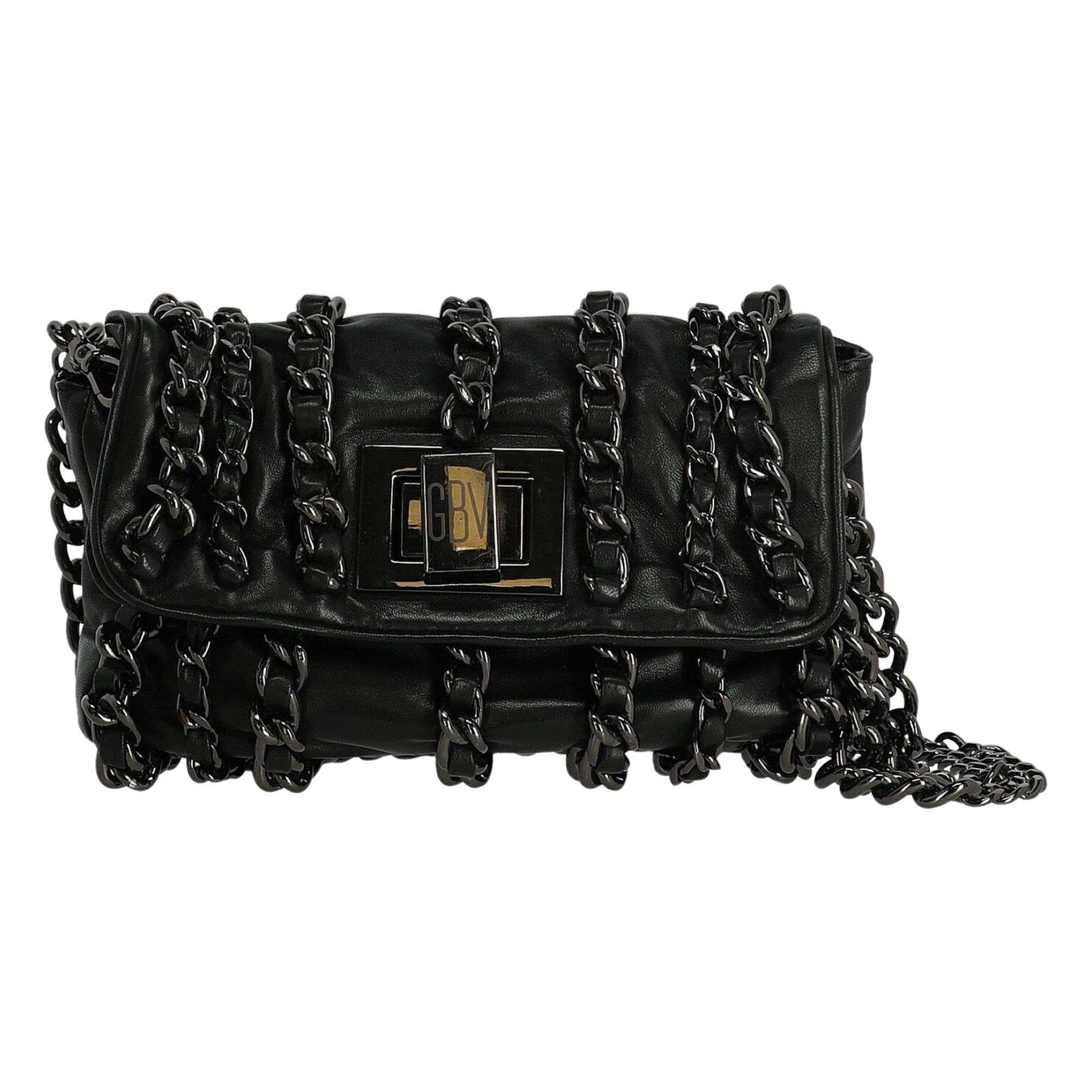 Giambattista Valli Woman Shoulder bag  Black Leather For Sale