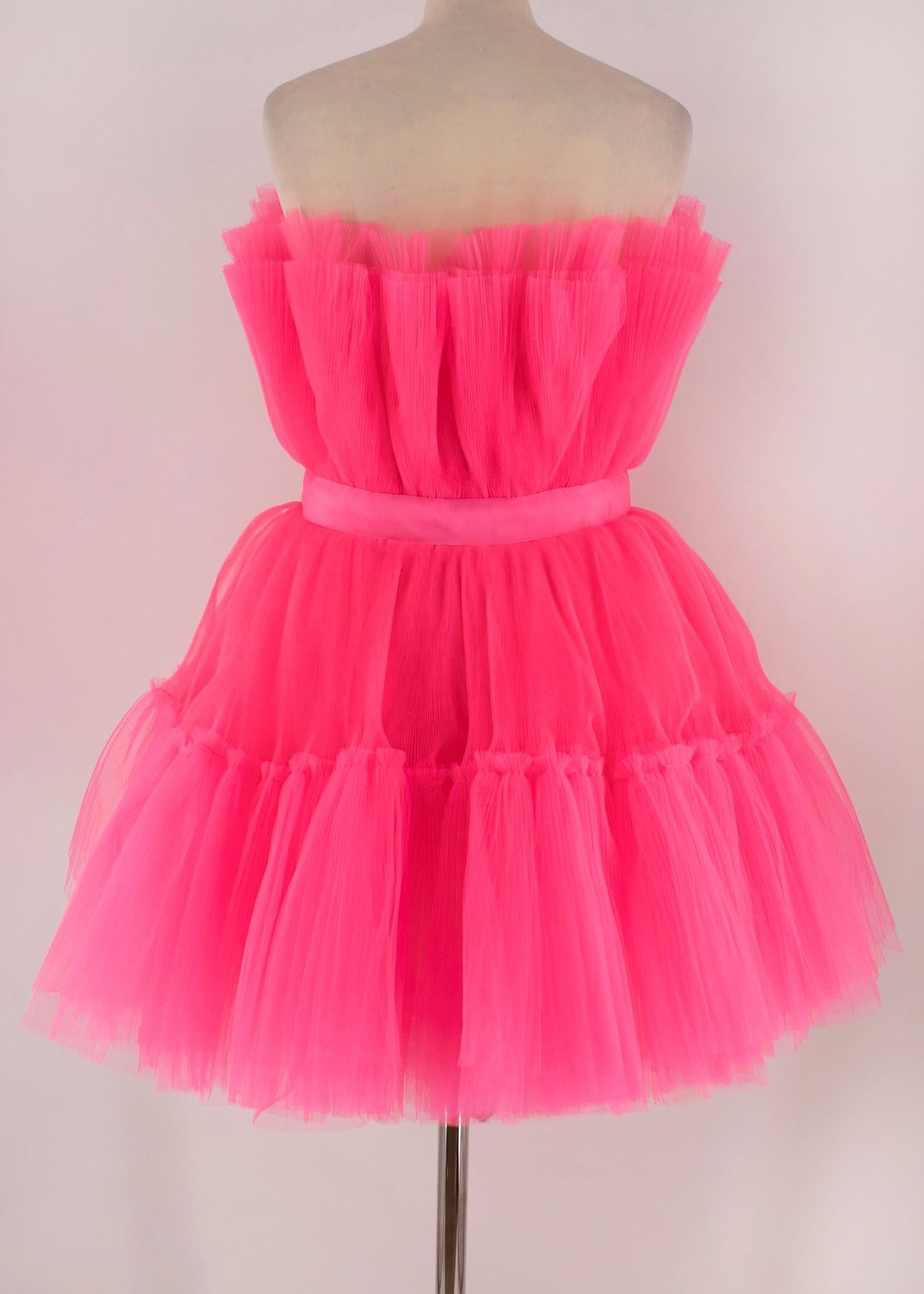 giambattista valli pink tulle dress