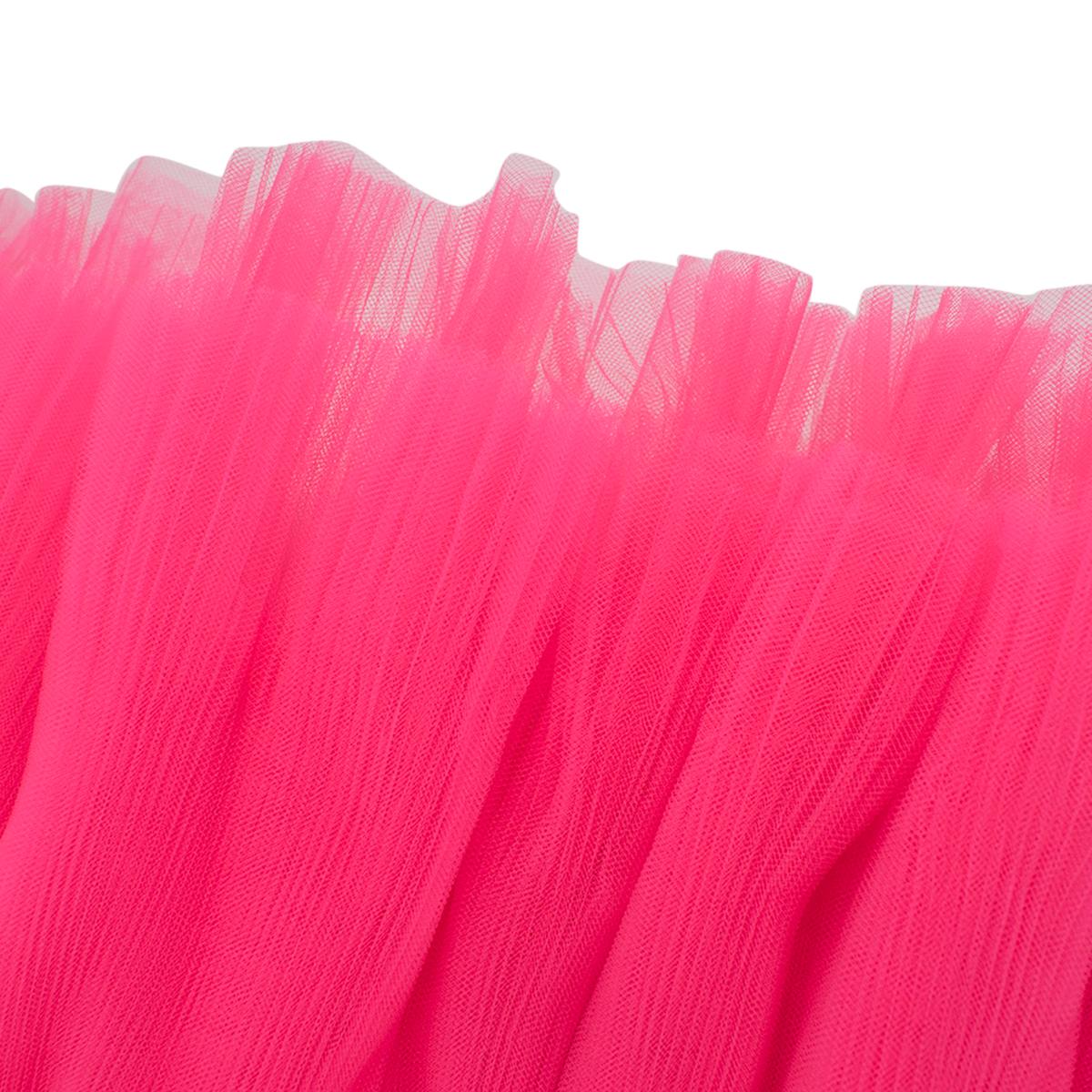 Giambattista Valli x H&M Pink Flared Tulle Dress 14 UK 1