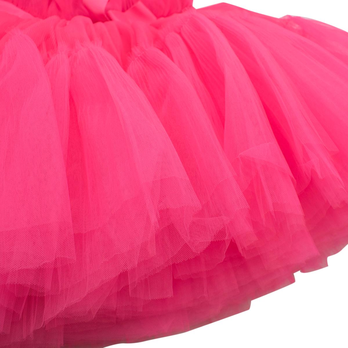 Giambattista Valli x H&M Pink Flared Tulle Dress 14 UK 2