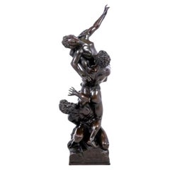 Giambologna "Violación de la mujer Sabina" Bronce