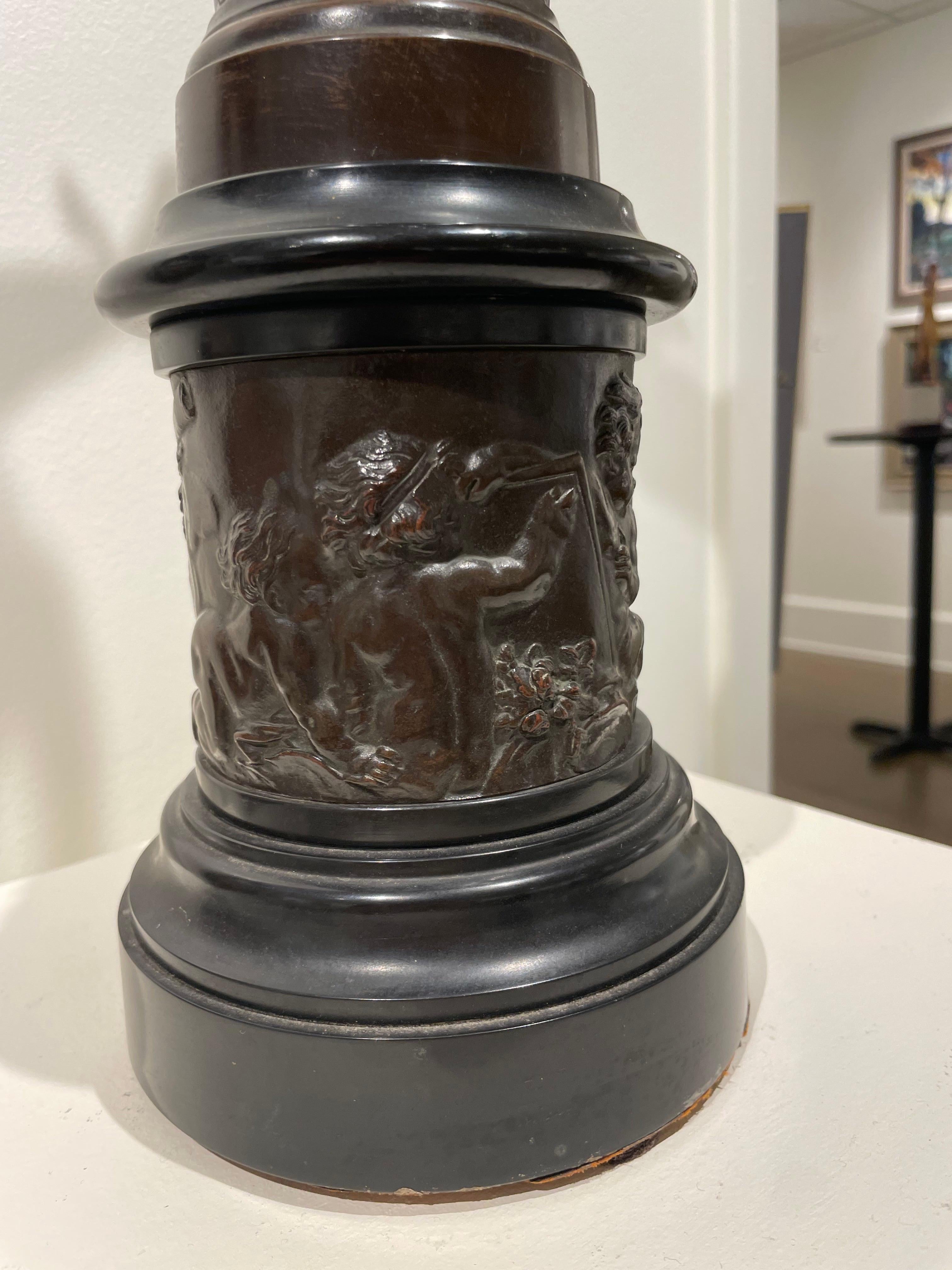Mercury Standing on the Breath of Zeus, Antique Grand Tour For Sale 6
