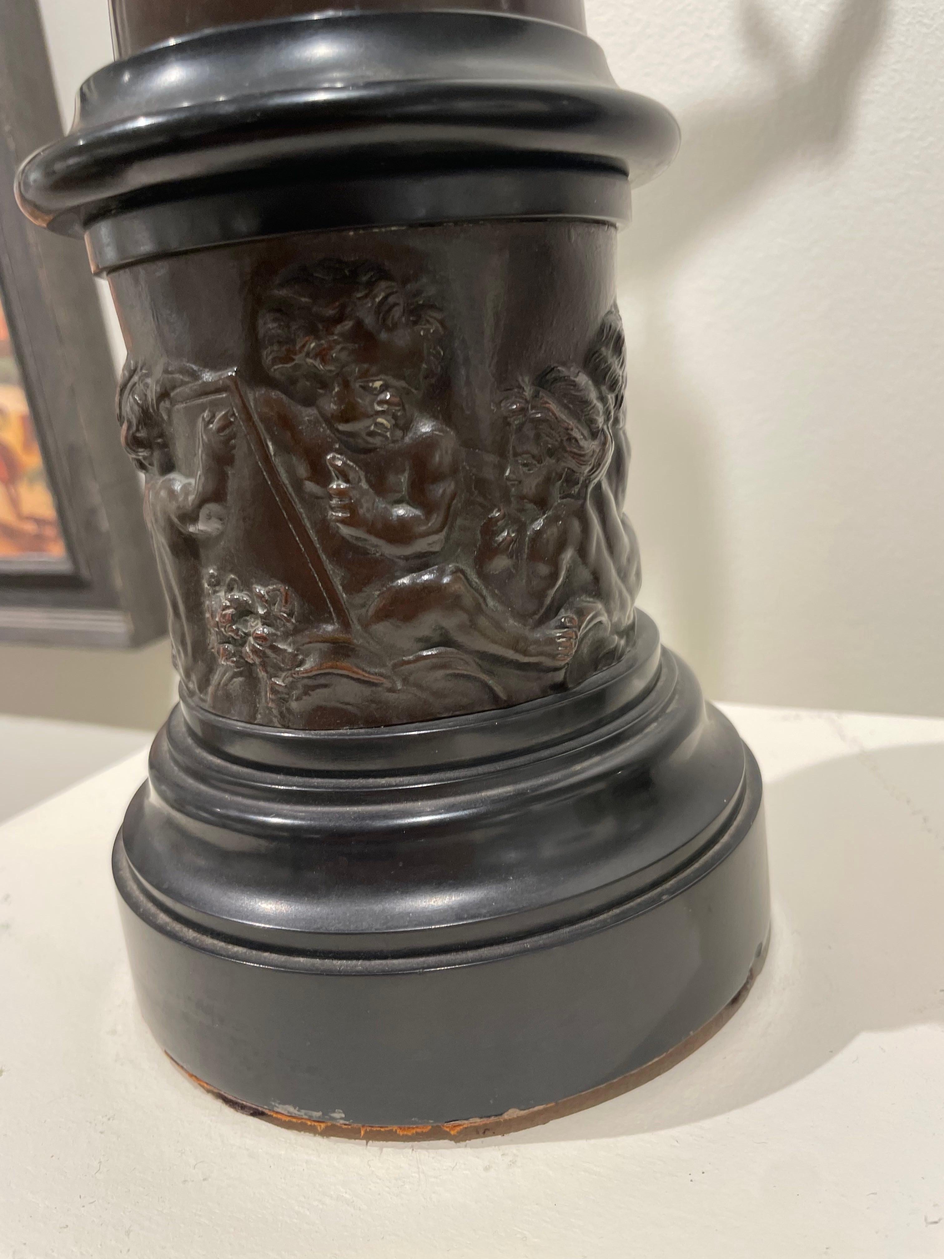Mercury Standing on the Breath of Zeus, Antique Grand Tour For Sale 7