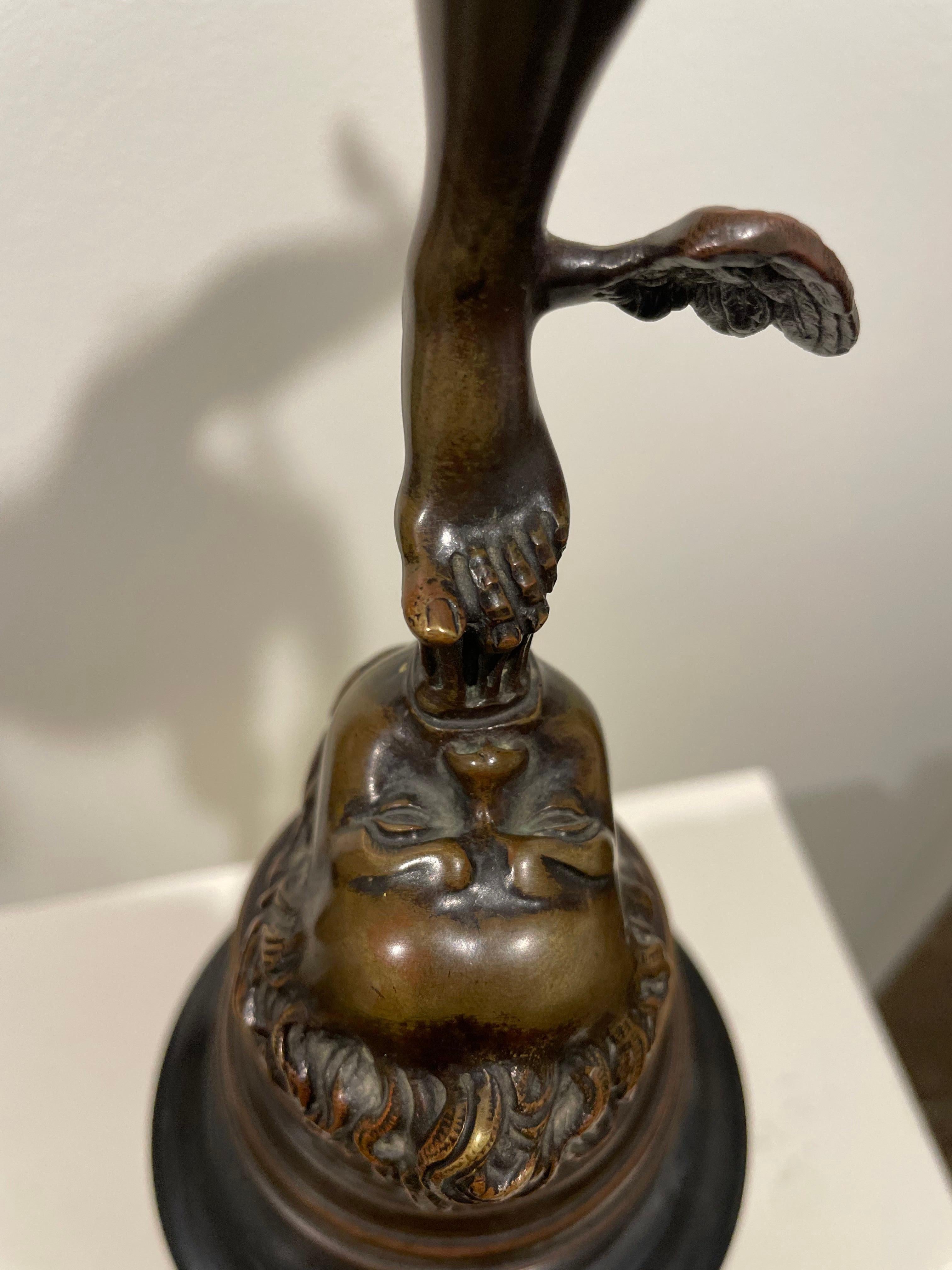 Mercury Standing on the Breath of Zeus, Antique Grand Tour For Sale 9
