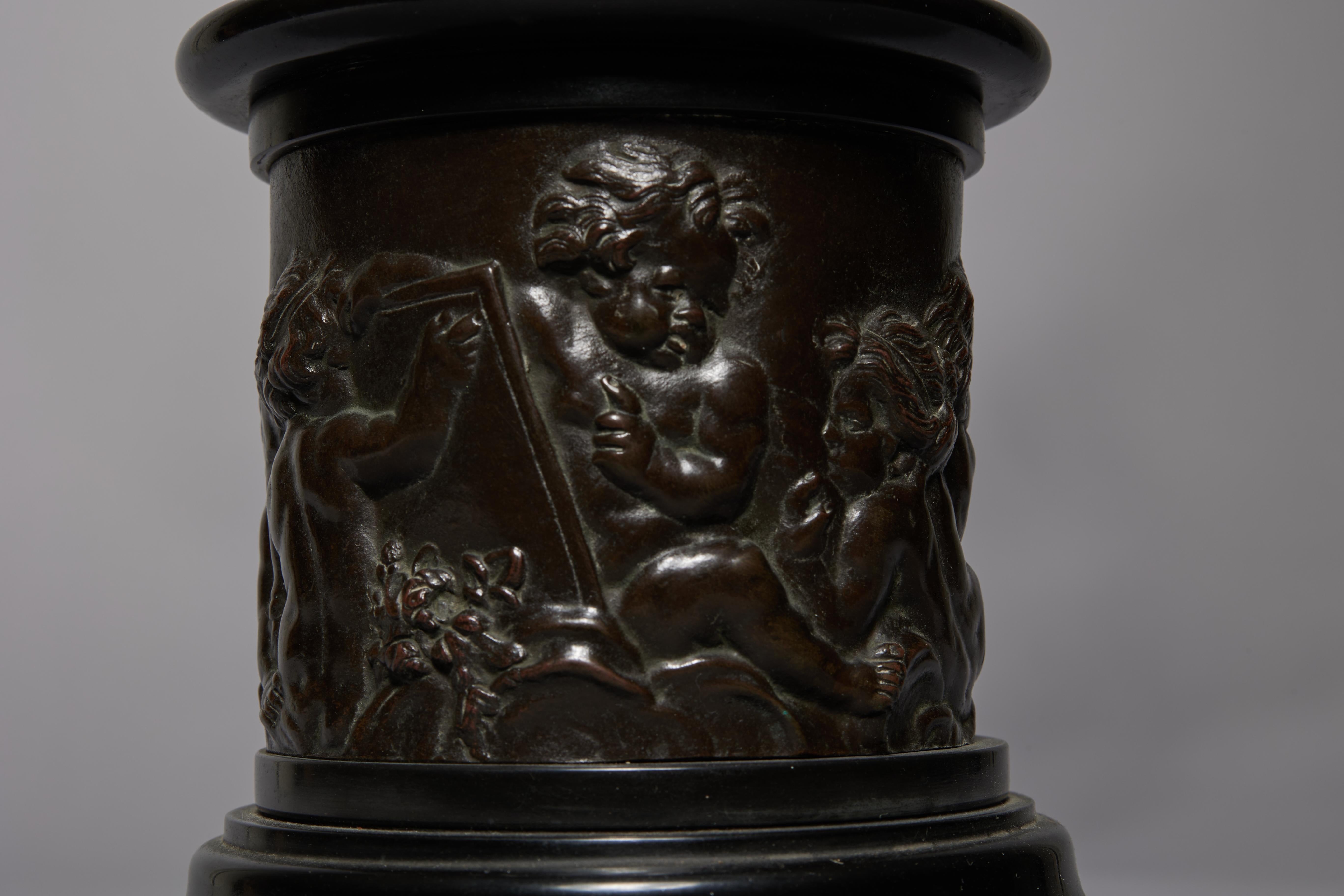 Mercury Standing on the Breath of Zeus, Antique Grand Tour For Sale 1