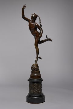 Mercury Standing on the Breath of Zeus, Antique Grand Tour