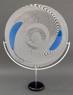 Giampaolo Seguso Murano Art Glass Plate, 1993