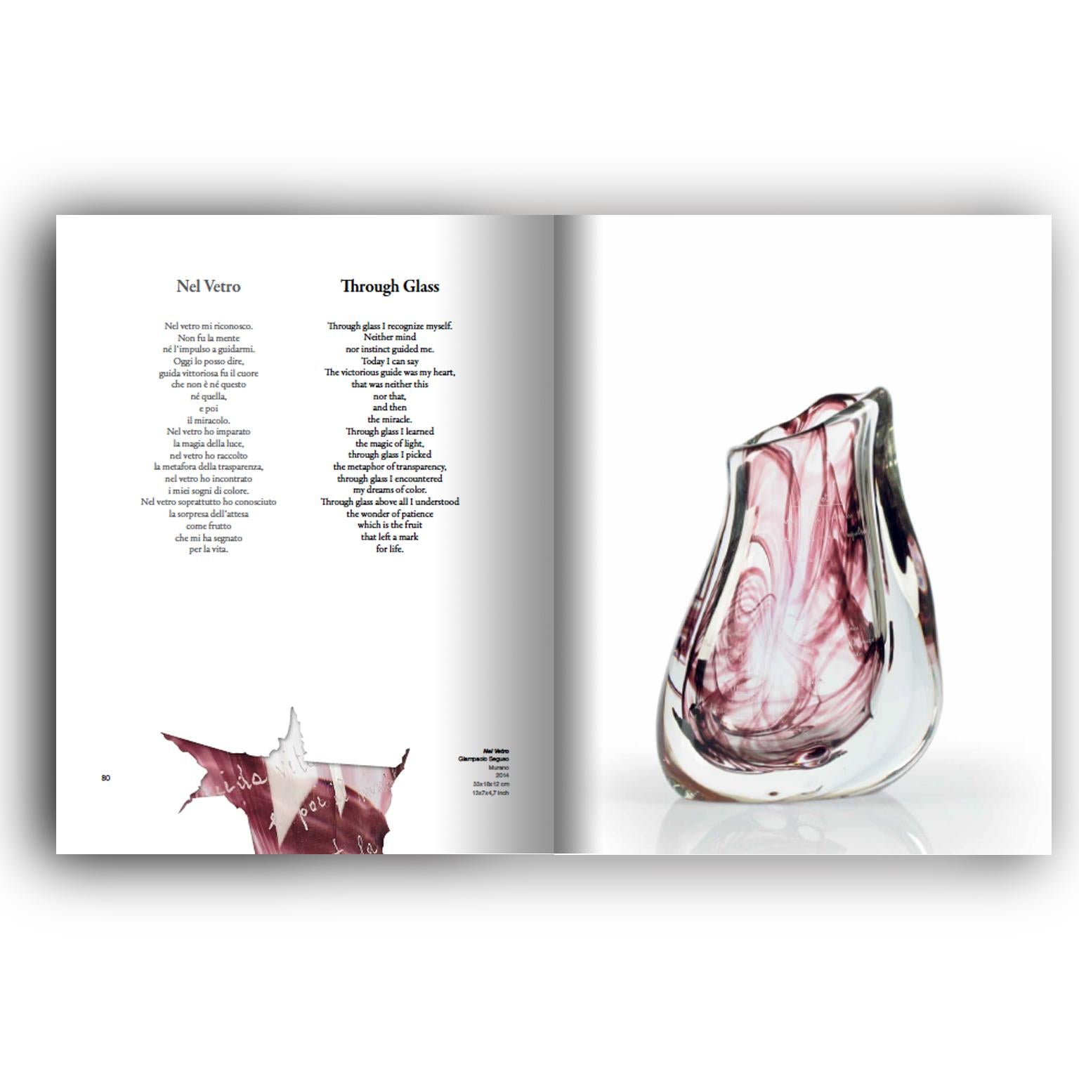 Fait main Vase « Through Glass » de Giampaolo Seguso, œuvres d'art uniques en verre de Murano en vente