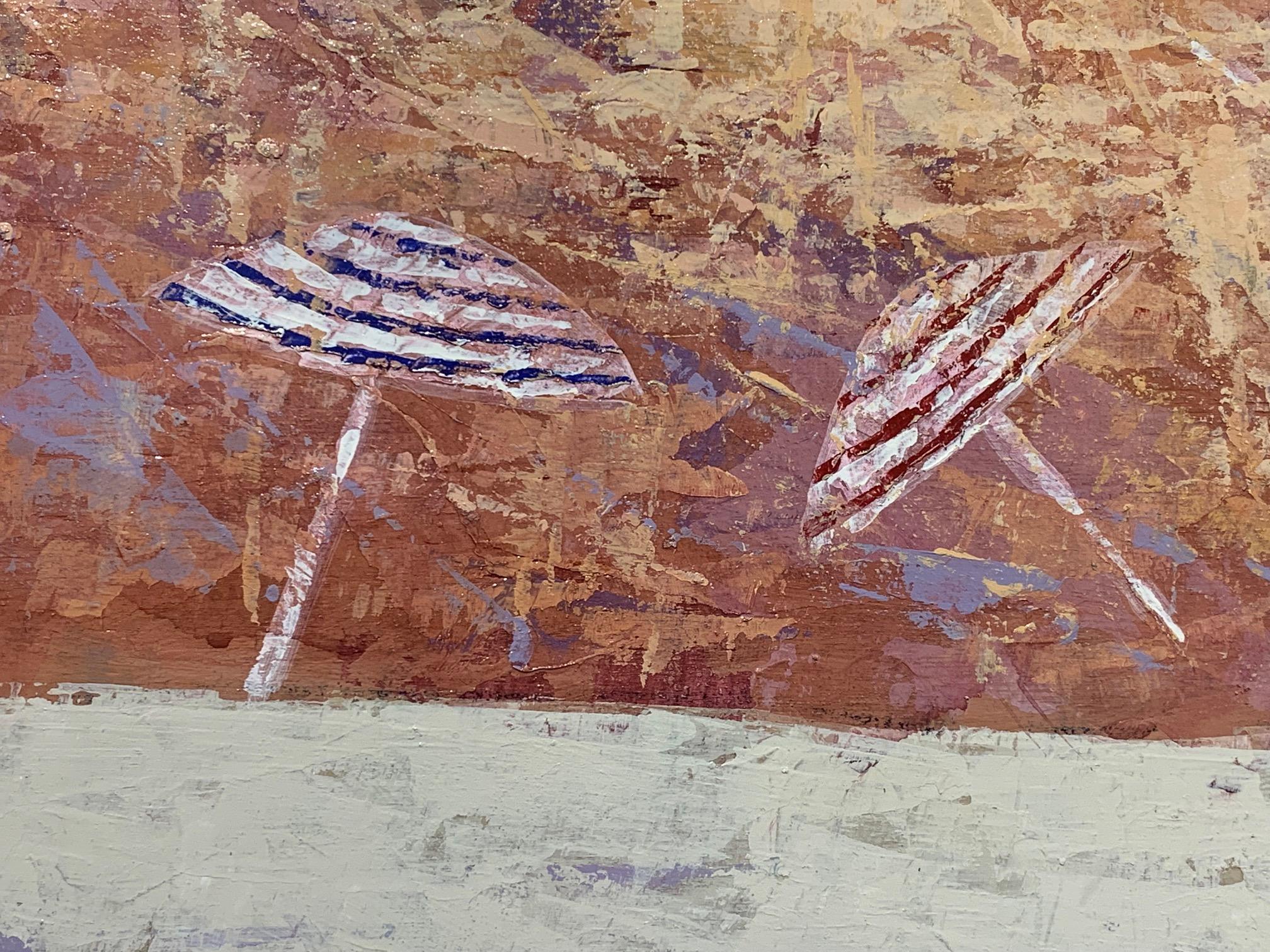 Une journée d'été - Peinture de paysage de plage par Giampaolo Talani en vente 3