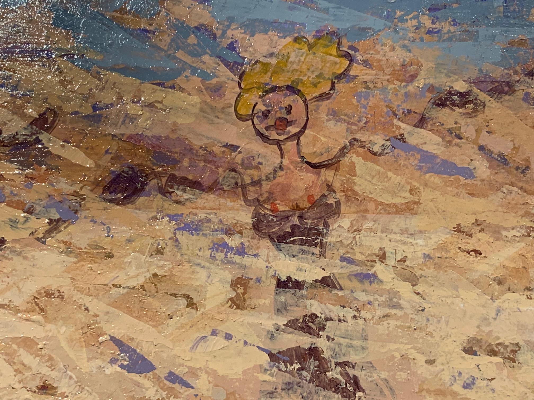Une journée d'été - Peinture de paysage de plage par Giampaolo Talani en vente 4