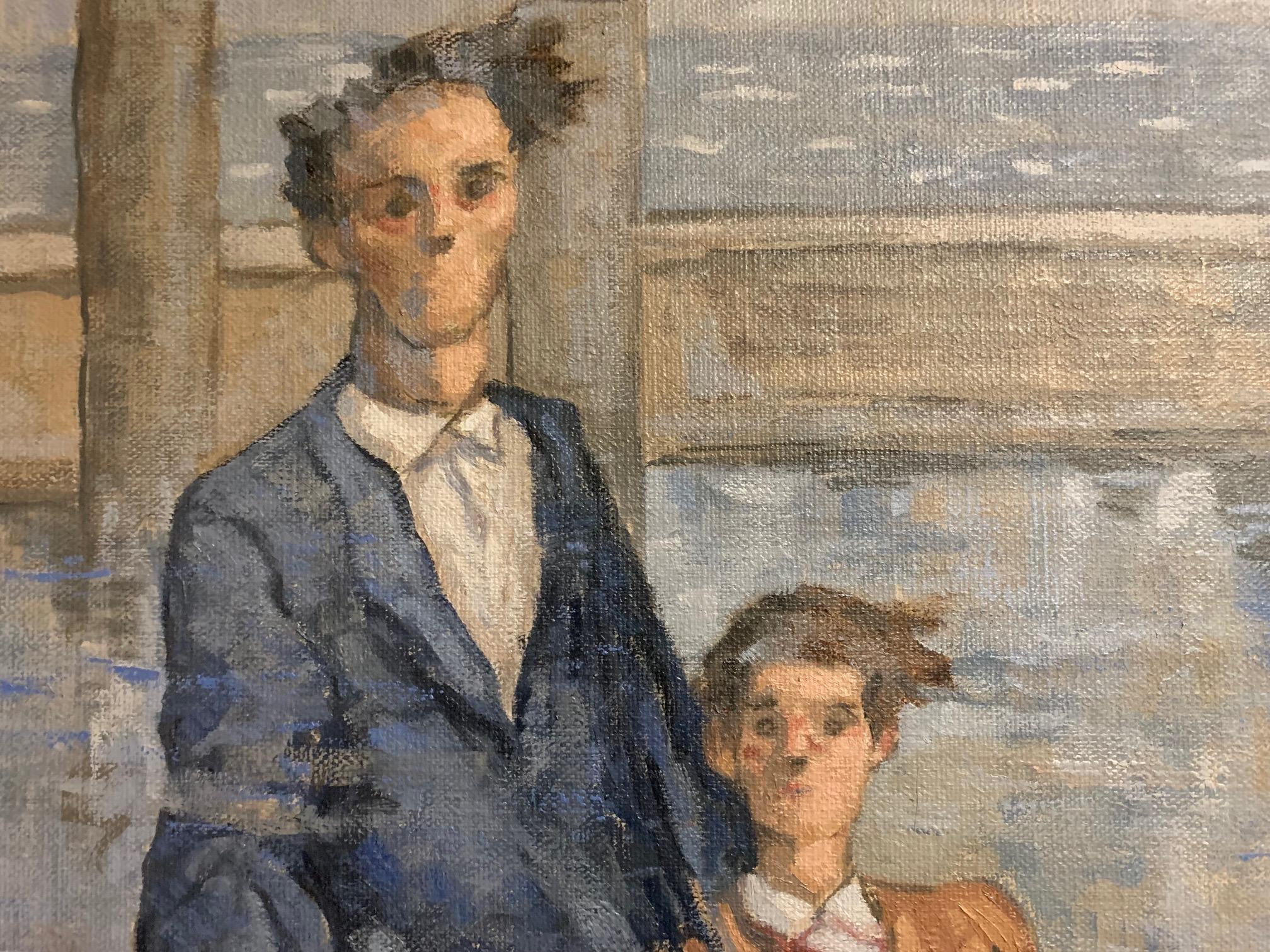 Un día ventoso - Pintura contemporánea de Giampaolo Talani en venta 3