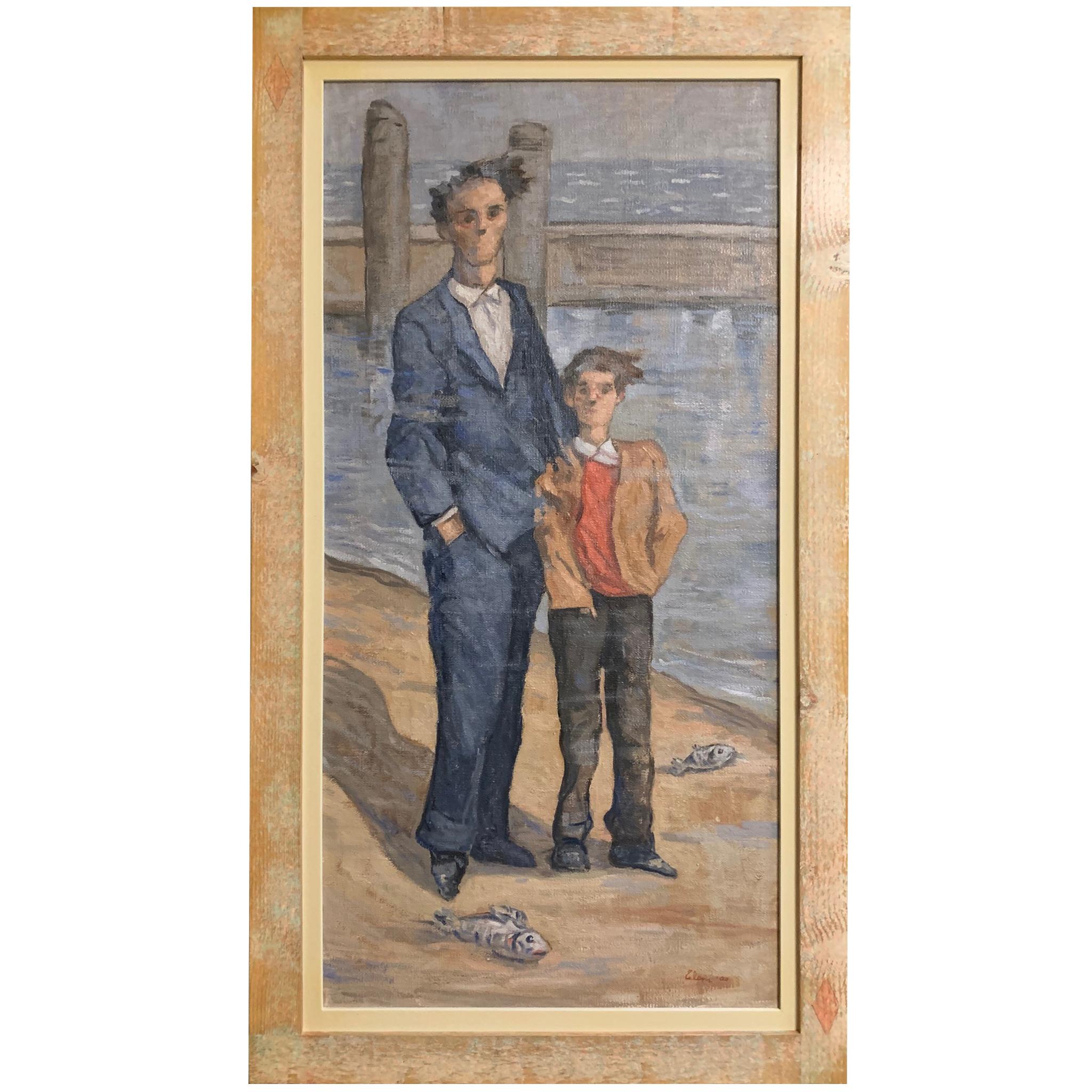Un día ventoso - Pintura contemporánea de Giampaolo Talani en venta 4