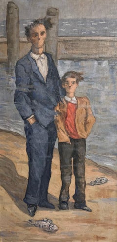 Una giornata di vento - Pittura contemporanea di Giampaolo Talani