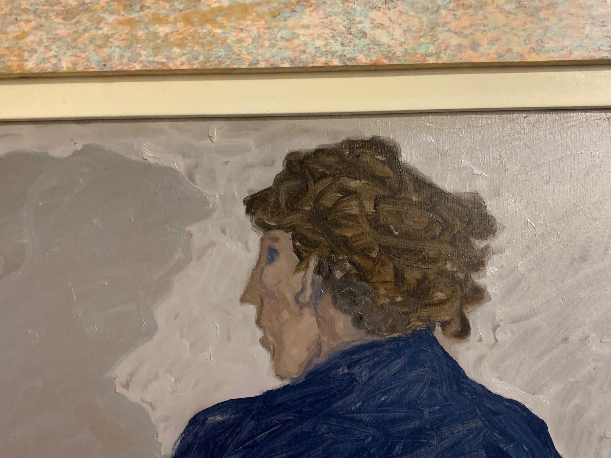 Storia ambigua - Pittura di donna nuda di Giampaolo Talani in vendita 3