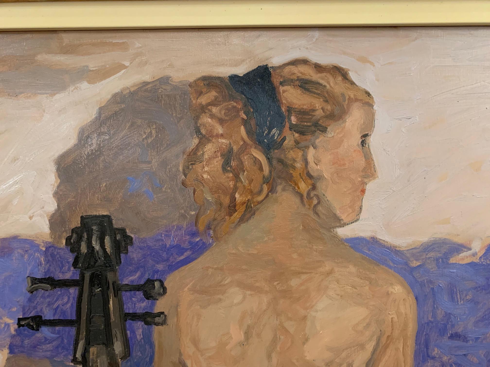 Serenade - Peinture de nu de Giampaolo Talani en vente 4