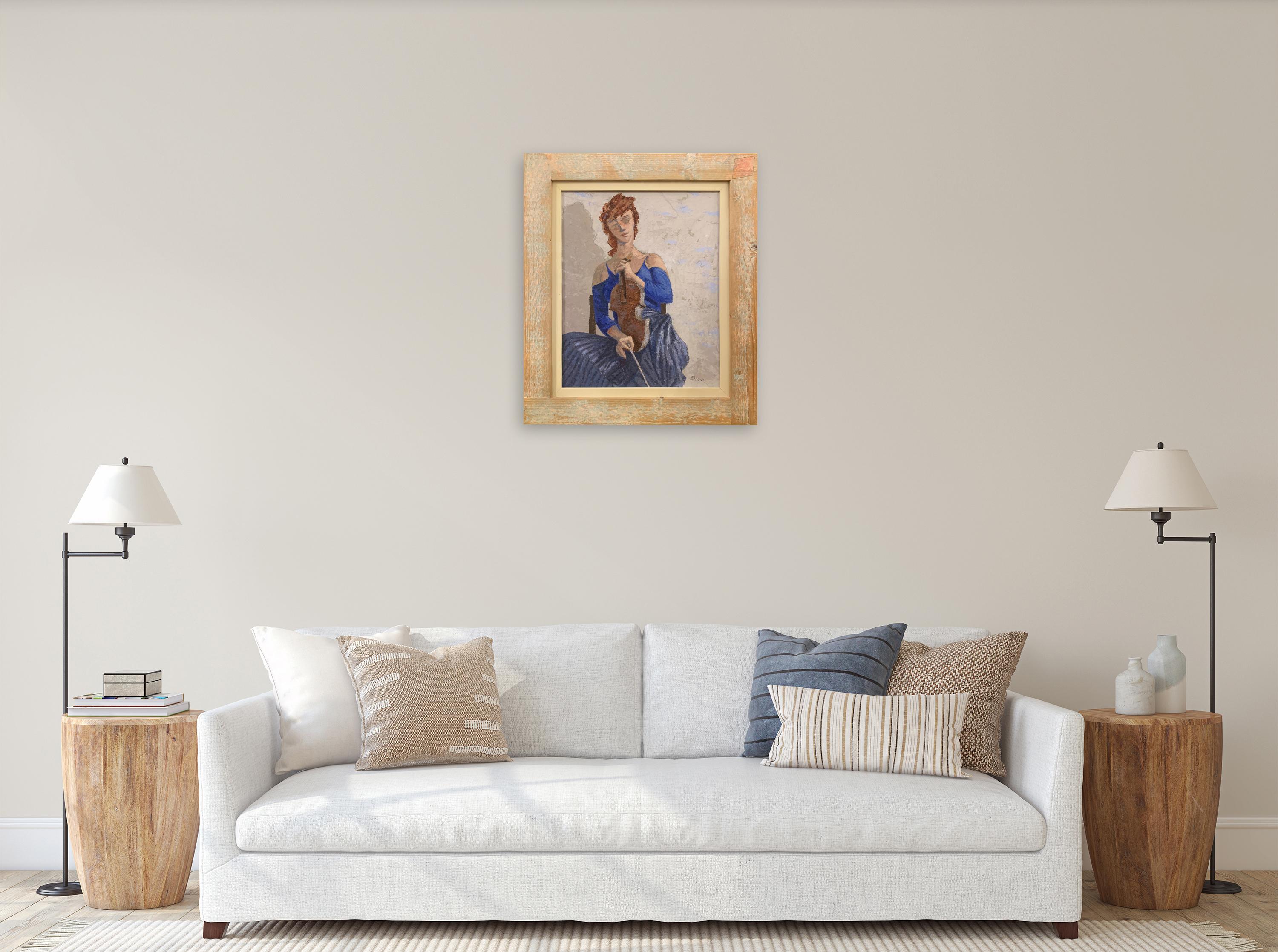 The Fiddler - Contemporary Painting by Giampaolo Talani For Sale 1