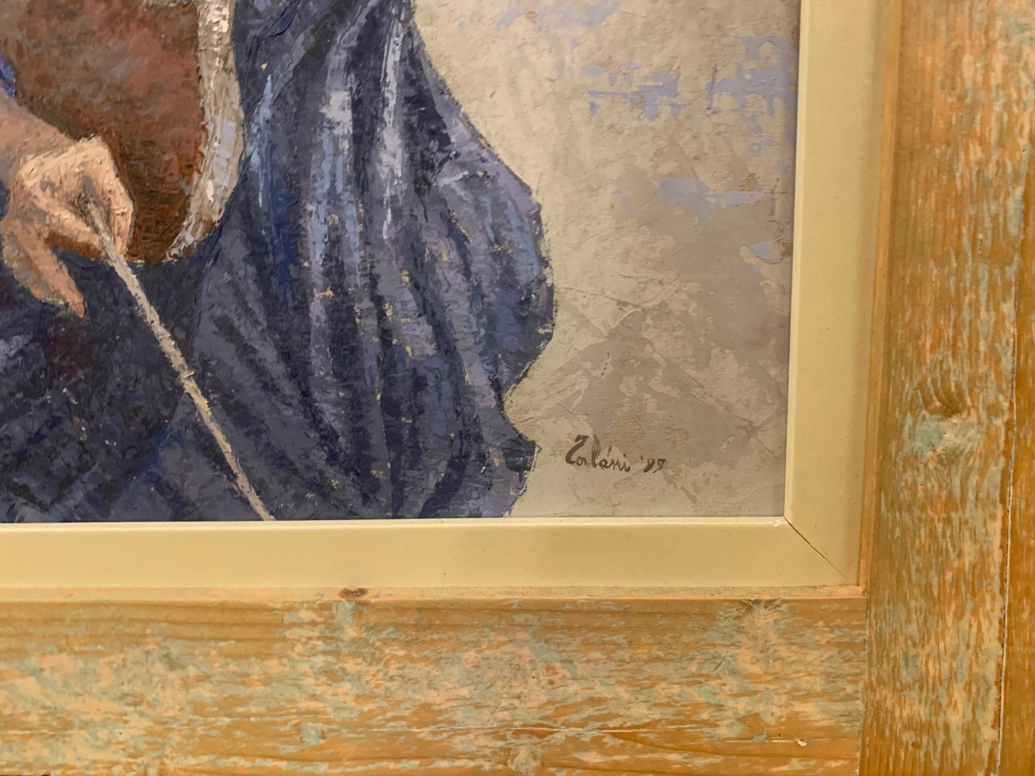 The Fiddler - Contemporary Painting by Giampaolo Talani For Sale 3
