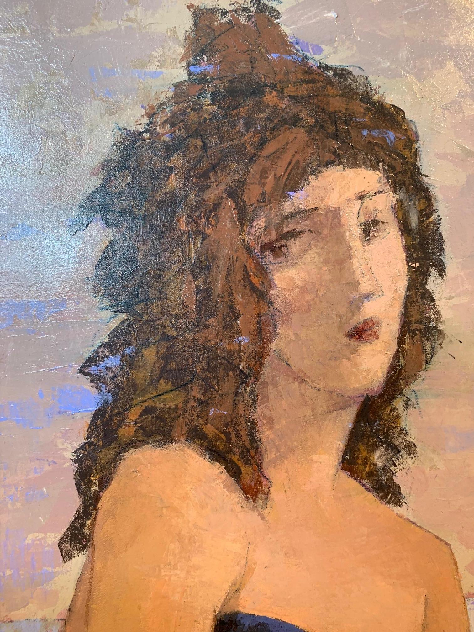 The Musician Chime - Figurative Painting by Giampaolo Talani For Sale 2