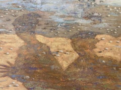 The Shadows On The Beach - Landscape Figurative Painting by Giampaolo Talani