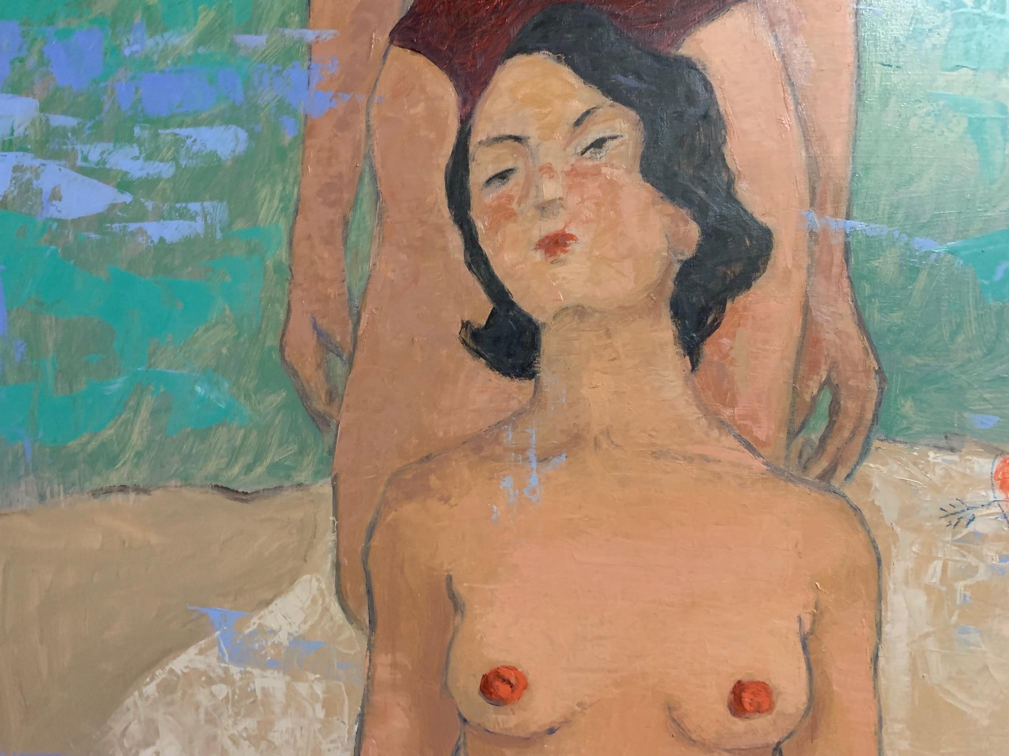 Le due amiche - Nudi di donna Quadro di Giampaolo Talani in vendita 3