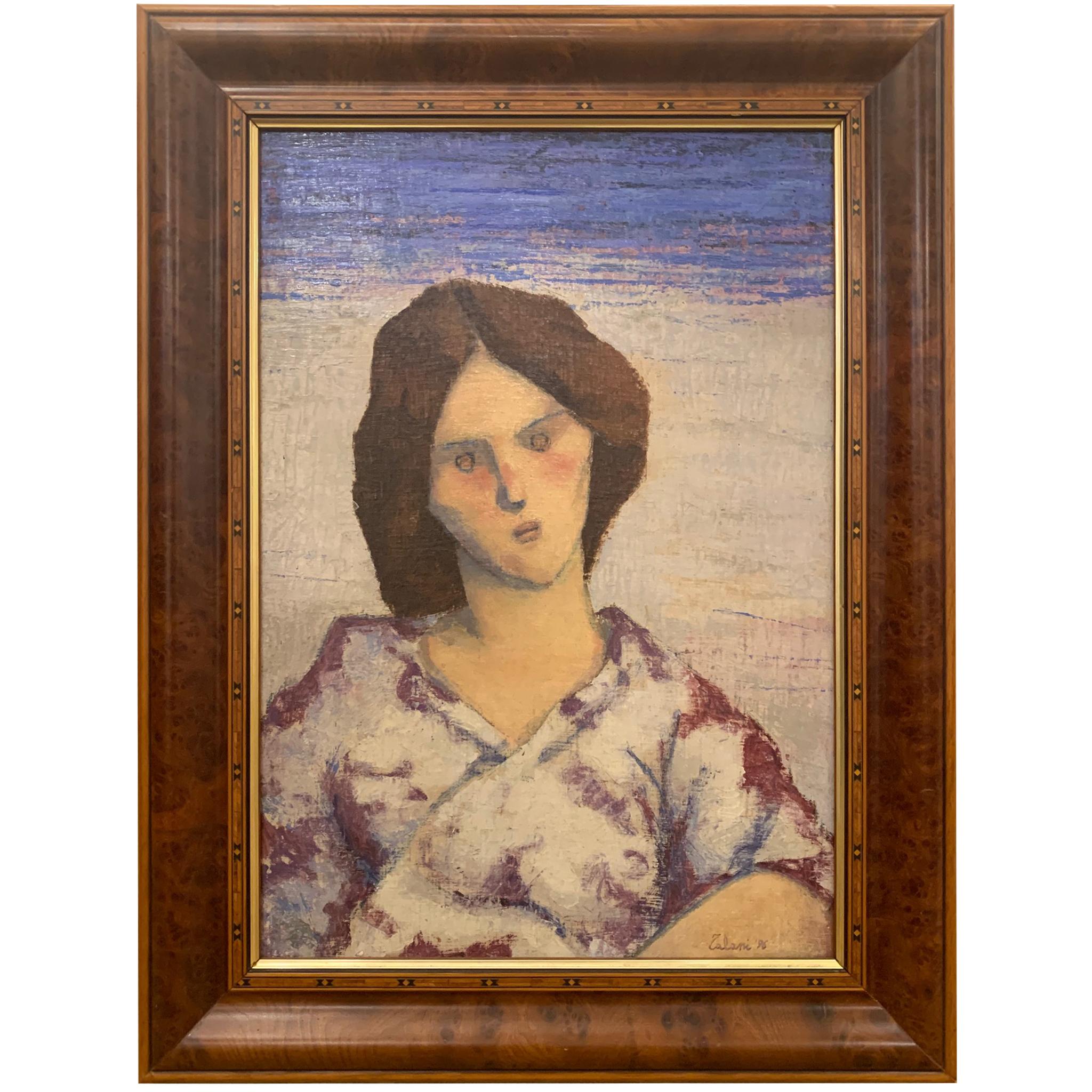 Donna sulla spiaggia - Ritratto di Giampaolo Talani in vendita 2