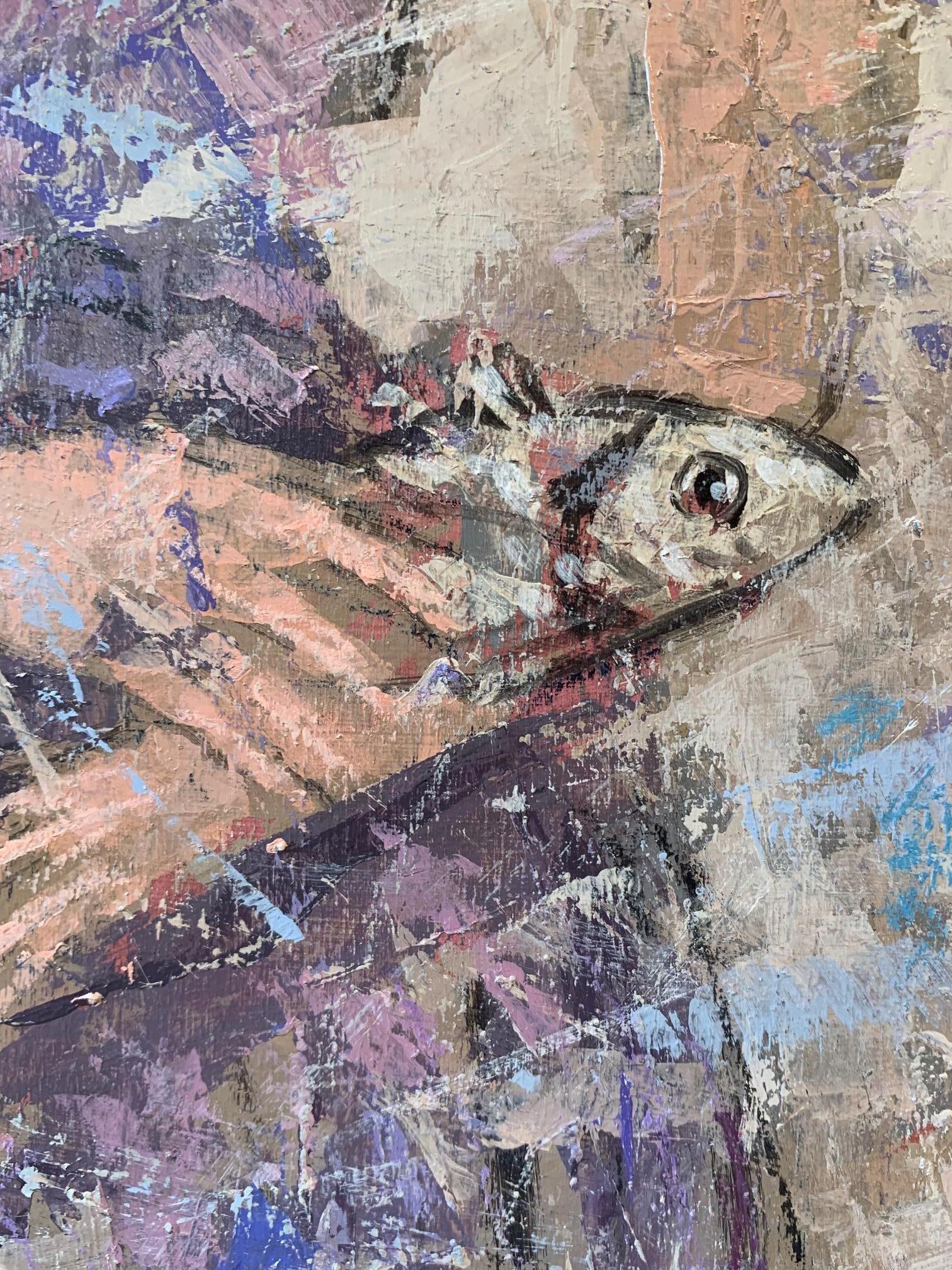 Donne sul muro - Nudi dipinti da Giampaolo Talani in vendita 5