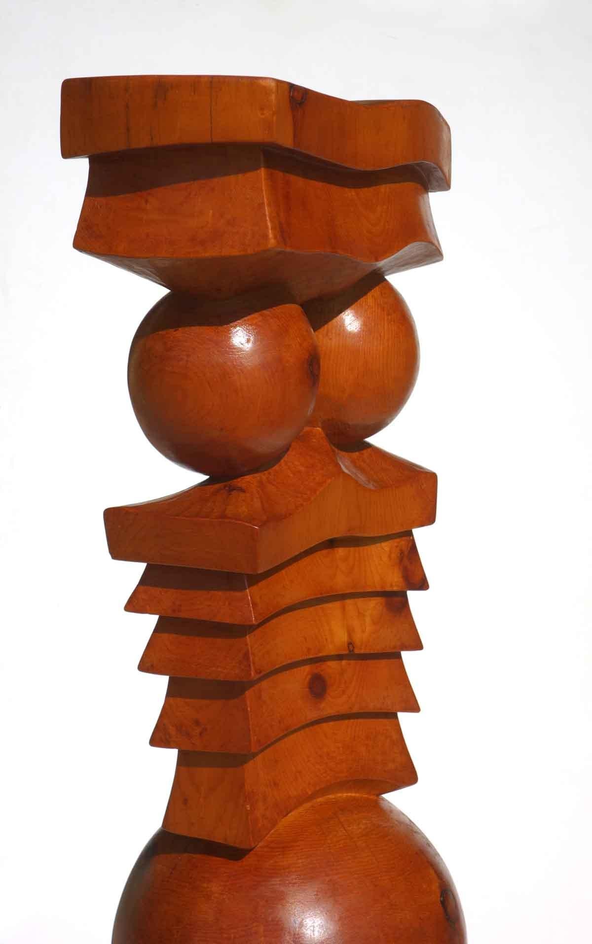 Giampiero Pazzola, Italie, années 1980
Sculpture en bois Bigli.