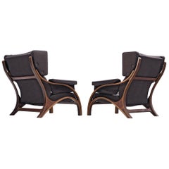 Giampiero Vitelli Pair of Customizable Lounge Chairs