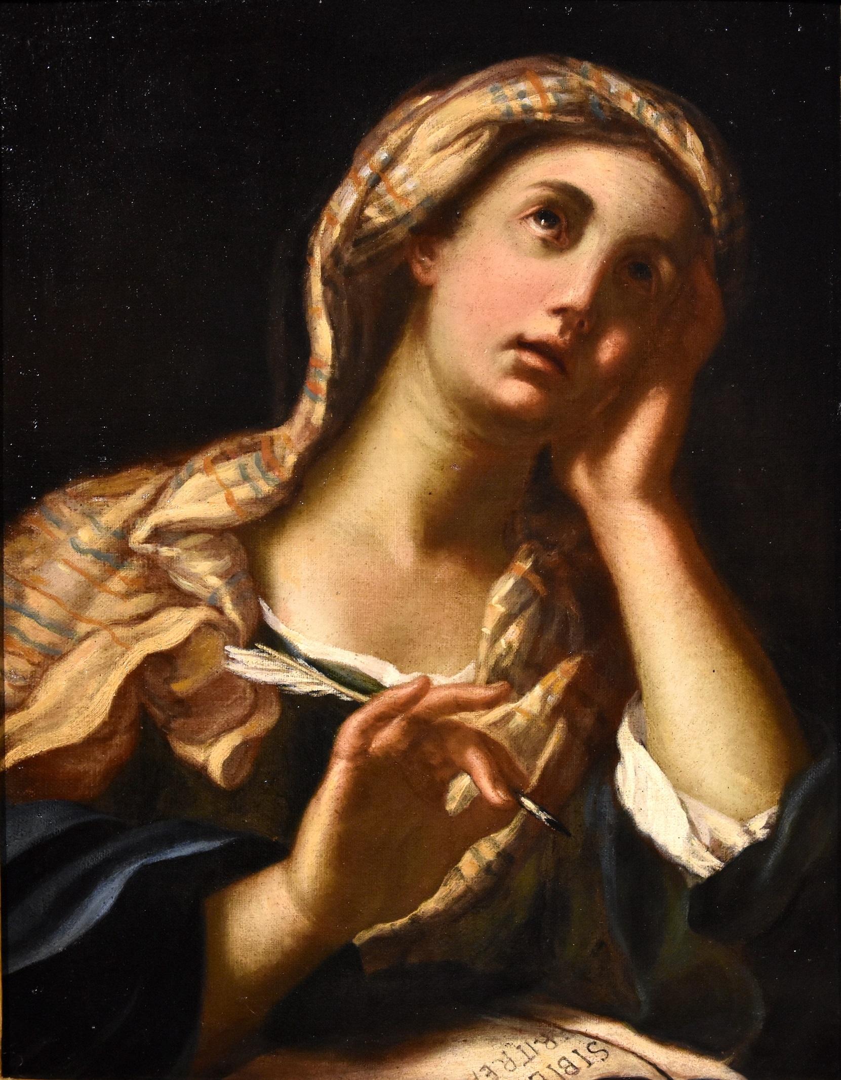 Portrait Sibyl Lady Zanotti Paint Oil on canvas Old master 18th Century Italian - Painting by Giampietro Cavazzoni Zanotti (Paris, 1674 - Bologna, 1765)